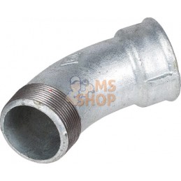 Coude 45° fem/mâle zing 2" | UNBRANDED Coude 45° fem/mâle zing 2" | UNBRANDEDPR#875503