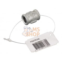 Manchon zingué femelle 1/4" | UNBRANDED Manchon zingué femelle 1/4" | UNBRANDEDPR#875710