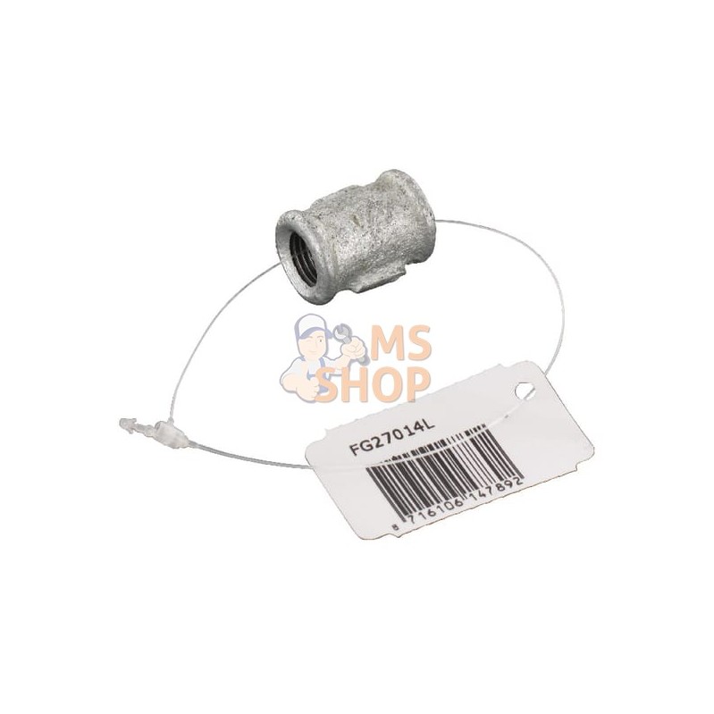 Manchon zingué femelle 1/4" | UNBRANDED Manchon zingué femelle 1/4" | UNBRANDEDPR#875710