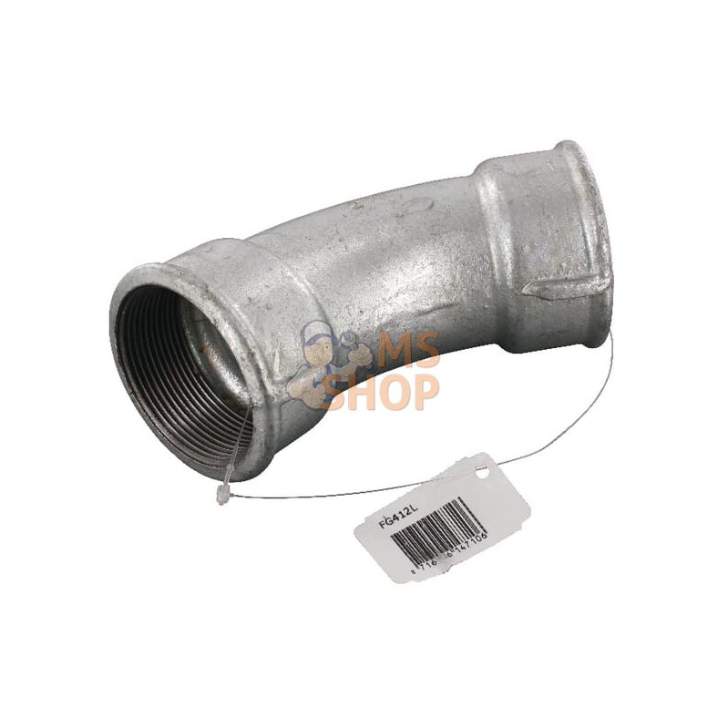 Coude 45° zingué 2xF 2" | UNBRANDED Coude 45° zingué 2xF 2" | UNBRANDEDPR#875512