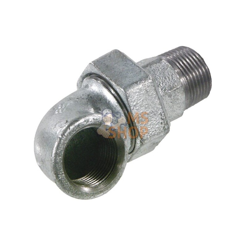 Raccord 90° zingué F/M 1 1/2" | UNBRANDED Raccord 90° zingué F/M 1 1/2" | UNBRANDEDPR#875881