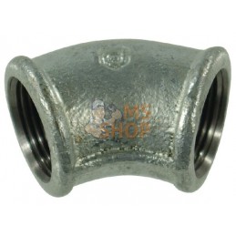 Coude 45° zingué f/f 2" | UNBRANDED Coude 45° zingué f/f 2" | UNBRANDEDPR#875356