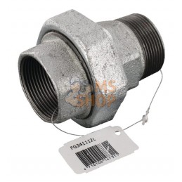 Raccord zingué fem/mâle 1 1/2" | UNBRANDED Raccord zingué fem/mâle 1 1/2" | UNBRANDEDPR#876107