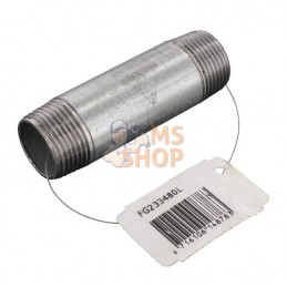 Embout zingué 3/4"x80 mm | UNBRANDED Embout zingué 3/4"x80 mm | UNBRANDEDPR#876089