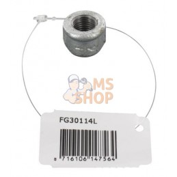 Bouchon rond zin. fem 1/4" | UNBRANDED Bouchon rond zin. fem 1/4" | UNBRANDEDPR#875903