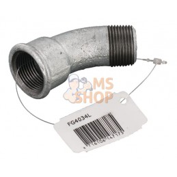 Coude 45° fem/mâle zing 3/4" | UNBRANDED Coude 45° fem/mâle zing 3/4" | UNBRANDEDPR#875554