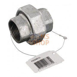 Raccord zingué fem/fem 1" | UNBRANDED Raccord zingué fem/fem 1" | UNBRANDEDPR#875468