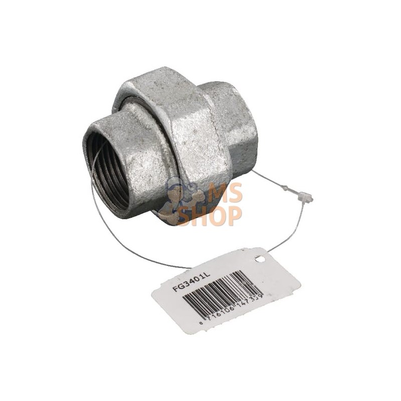 Raccord zingué fem/fem 1" | UNBRANDED Raccord zingué fem/fem 1" | UNBRANDEDPR#875468