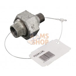 Raccord zingué fem/mâle 1/4" | UNBRANDED Raccord zingué fem/mâle 1/4" | UNBRANDEDPR#875799