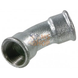 Coude 45° zingué 2xF 2 1/2" | UNBRANDED Coude 45° zingué 2xF 2 1/2" | UNBRANDEDPR#875755