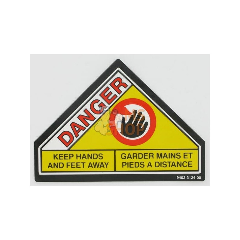 Autocollant "danger" | STIGA Autocollant "danger" | STIGAPR#40040