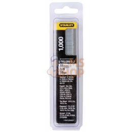 Clou 15mm type J - 1000 pièces | STANLEY Clou 15mm type J - 1000 pièces | STANLEYPR#585271