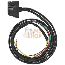 Jeu de câbles de remorque prémonté 7 pôles PVC 1,5m de câble | UNBRANDED Jeu de câbles de remorque prémonté 7 pôles PVC 1,5m de 