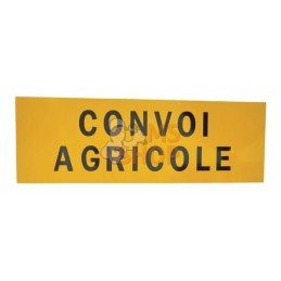 Panneau CONVOI AGRICOLE aluminium classe 2 1200 x 400 mm | UNBRANDED Panneau CONVOI AGRICOLE aluminium classe 2 1200 x 400 mm | 