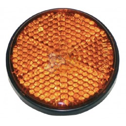 Catadioptre rond orange Ø60mm adhesif | UNBRANDED Catadioptre rond orange Ø60mm adhesif | UNBRANDEDPR#652406