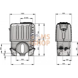 Réservoir 400 l PE | UNBRANDED Réservoir 400 l PE | UNBRANDEDPR#851466