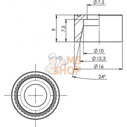 Collet de butée 10 mm | UNBRANDED Collet de butée 10 mm | UNBRANDEDPR#652734