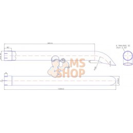 Tube d'échappement chrome102mm | UNBRANDED Tube d'échappement chrome102mm | UNBRANDEDPR#773305