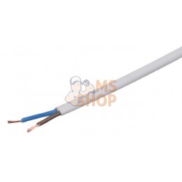 Câble rond 2x0,75mm² blanc | UNBRANDED Câble rond 2x0,75mm² blanc | UNBRANDEDPR#851204
