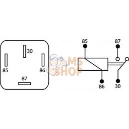Relais mini contact 24V 20A | UNBRANDED Relais mini contact 24V 20A | UNBRANDEDPR#821845