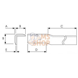 Support coudé 450mm | UNBRANDED Support coudé 450mm | UNBRANDEDPR#710956