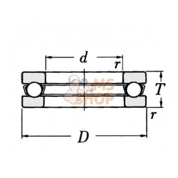 Roulement billes axial SKF5120 | UNBRANDED Roulement billes axial SKF5120 | UNBRANDEDPR#821537
