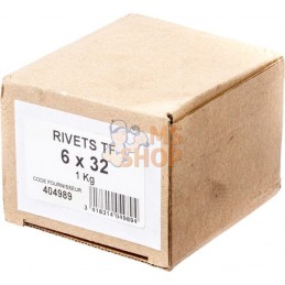 Paquet de rivets 6x32 | UNBRANDED Paquet de rivets 6x32 | UNBRANDEDPR#652364