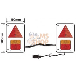 Kit signalisation feux arrière câble 10 m | UNBRANDED Kit signalisation feux arrière câble 10 m | UNBRANDEDPR#711171