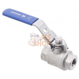 Vanne à bille inox 2xF 1/4'' | UNBRANDED Vanne à bille inox 2xF 1/4'' | UNBRANDEDPR#633570