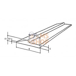 Bande de bord de godet HB500 3m | UNBRANDED Bande de bord de godet HB500 3m | UNBRANDEDPR#773502