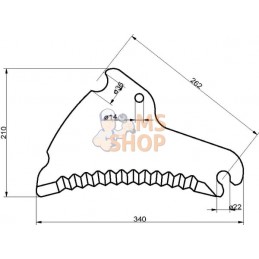 Couteau d'ensilage Fahr | UNBRANDED Couteau d'ensilage Fahr | UNBRANDEDPR#693365