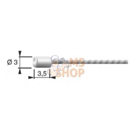 Câble intérieur 1,2mm-225cm | UNBRANDED Câble intérieur 1,2mm-225cm | UNBRANDEDPR#773379