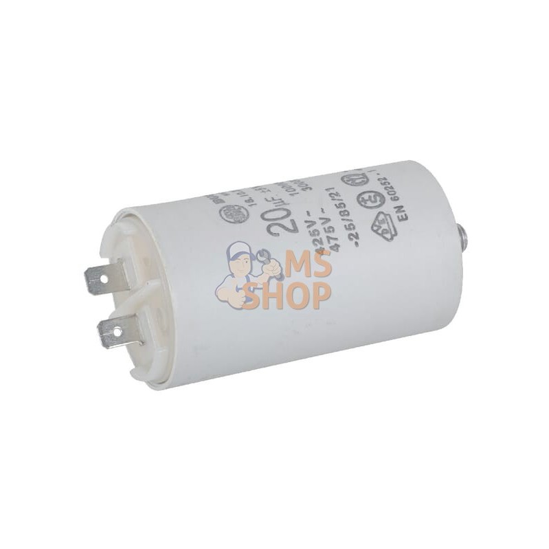 Condensateur avec fiche 20µF | UNBRANDED Condensateur avec fiche 20µF | UNBRANDEDPR#904181