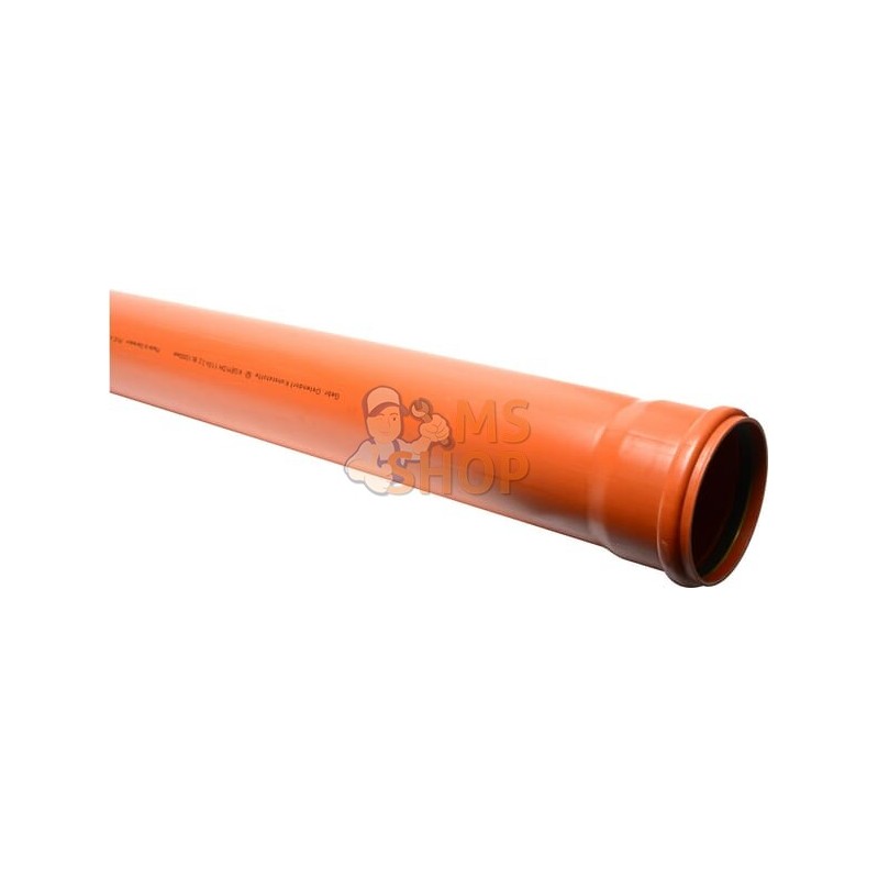 Tube PVC 160 mm x 1,0 m | UNBRANDED Tube PVC 160 mm x 1,0 m | UNBRANDEDPR#875206