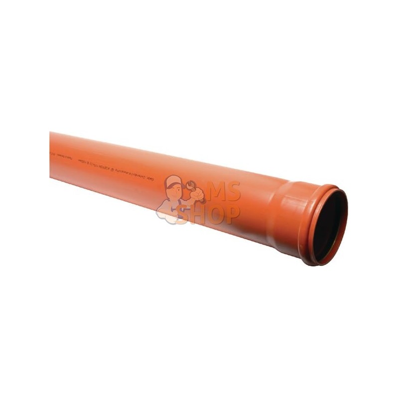 Tube PVC 125 mm x 1,0 m | UNBRANDED Tube PVC 125 mm x 1,0 m | UNBRANDEDPR#875239