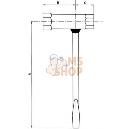 Clé à bougie tournevis 13x19mm | UNBRANDED Clé à bougie tournevis 13x19mm | UNBRANDEDPR#855783