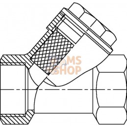 Filtre en ligne 1/2" laiton | UNBRANDED Filtre en ligne 1/2" laiton | UNBRANDEDPR#485264