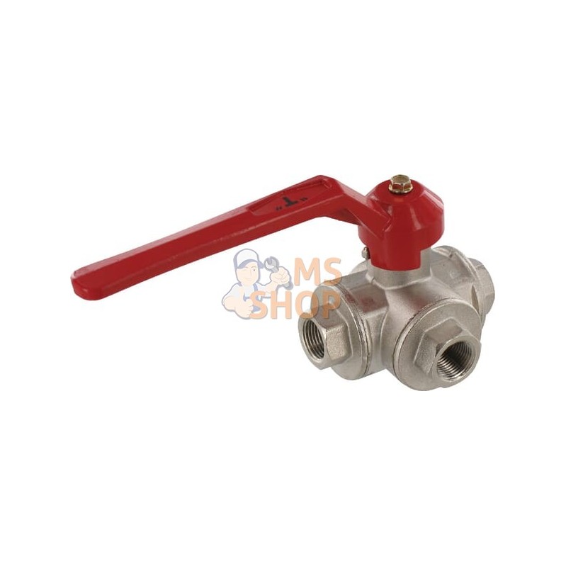 Vanne bois.sph.3v. T 3/8" f/f | UNBRANDED Vanne bois.sph.3v. T 3/8" f/f | UNBRANDEDPR#484949