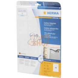 Herma 9531 Label 45.7x21.2 | UNBRANDED Herma 9531 Label 45.7x21.2 | UNBRANDEDPR#876536