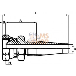 Raccord à visser DN13-15L-M22 | UNBRANDED Raccord à visser DN13-15L-M22 | UNBRANDEDPR#752439