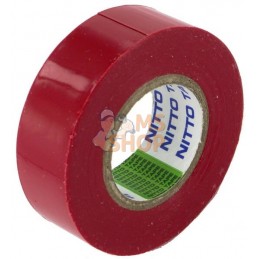 Ruban adhésif rouge 19mm x10m isolant | UNBRANDED Ruban adhésif rouge 19mm x10m isolant | UNBRANDEDPR#615234