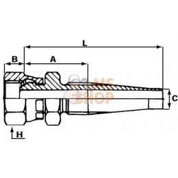 Raccord à  visser DN6-1/4BSP | UNBRANDED Raccord à  visser DN6-1/4BSP | UNBRANDEDPR#752431