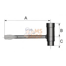Clé à bougie tournevis 17x21mm | UNBRANDED Clé à bougie tournevis 17x21mm | UNBRANDEDPR#855785