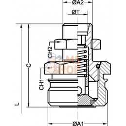 Valve de freinage M18x1.5-12L Connecteur | UNBRANDED Valve de freinage M18x1.5-12L Connecteur | UNBRANDEDPR#779135