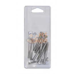 Vis hexagon M6x50 inox (10x) | VALTRA BLISTER Vis hexagon M6x50 inox (10x) | VALTRA BLISTERPR#1110824