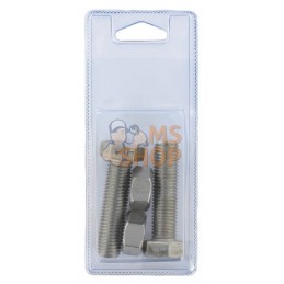 Vis + écrou M16x60 Inox (2x) | VALTRA BLISTER Vis + écrou M16x60 Inox (2x) | VALTRA BLISTERPR#1111175