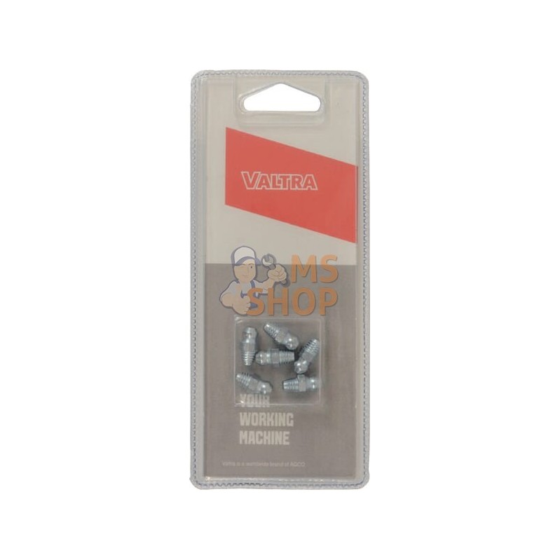 Graisseur droit M6 x 1 (x6) | VALTRA BLISTER Graisseur droit M6 x 1 (x6) | VALTRA BLISTERPR#1111392 Graisseur droit M6 x 1 (x6) | VALTRA BLISTER Graisseur droit M6 x 1 (x6) | VALTRA BLISTERPR#1111392