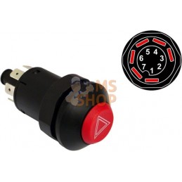 Bouton poussoir, hazard | VAPORMATIC Bouton poussoir, hazard | VAPORMATICPR#879399
