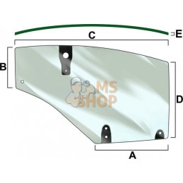 Vitre de porte gauche | VAPORMATIC Vitre de porte gauche | VAPORMATICPR#847011