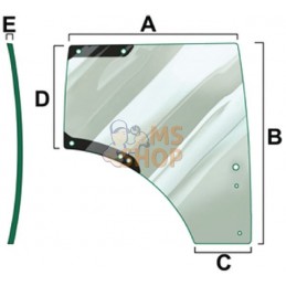 Vitre de porte, main droite | VAPORMATIC Vitre de porte, main droite | VAPORMATICPR#818948